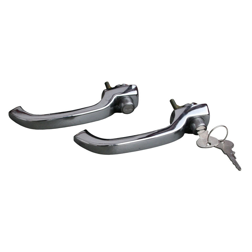 Door Handle with keys, as pair