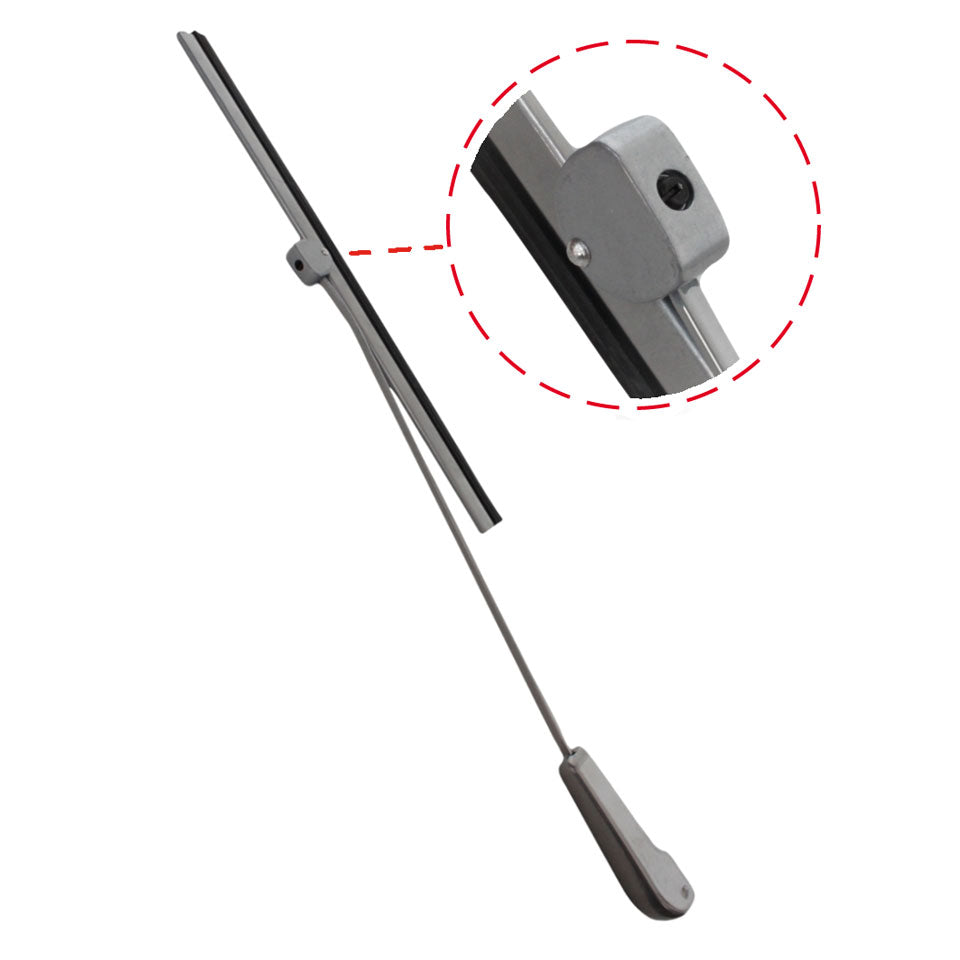 Wiper arm + blade, silver