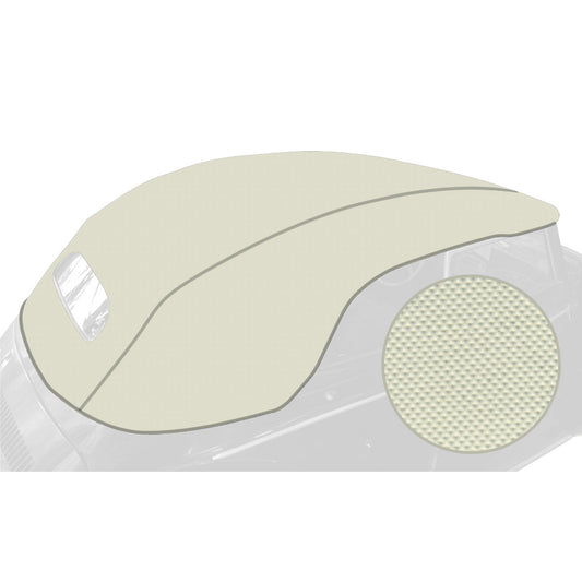 Convertible outer hood, Vinyl, white