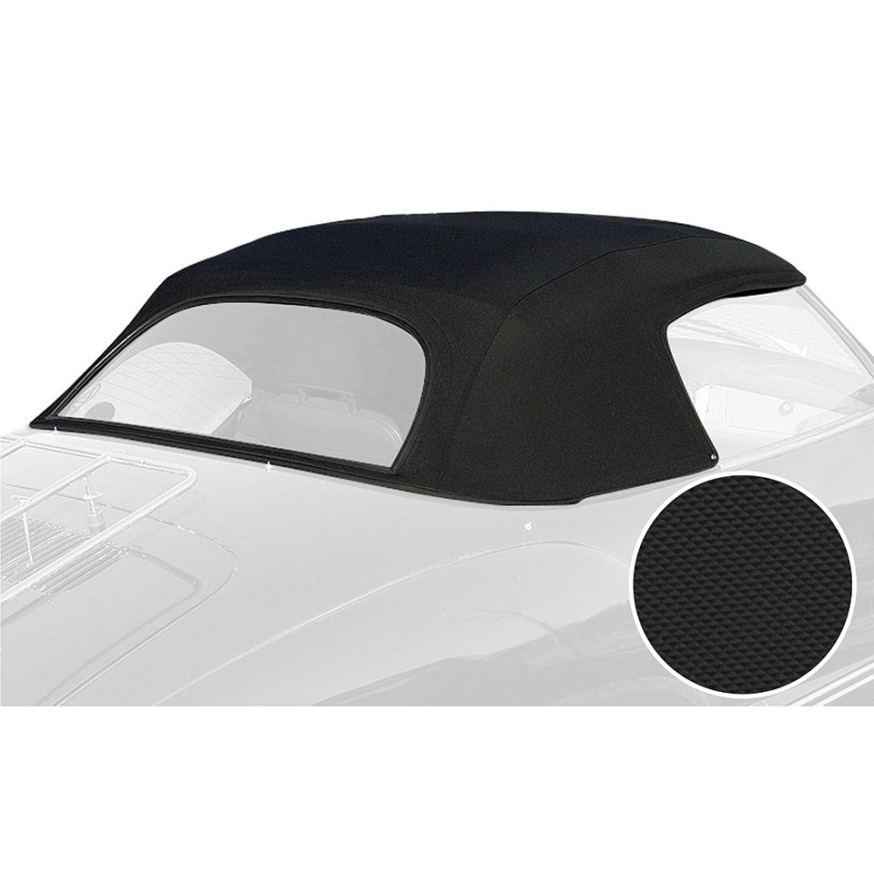 Convertible outer hood, Vinyl, black