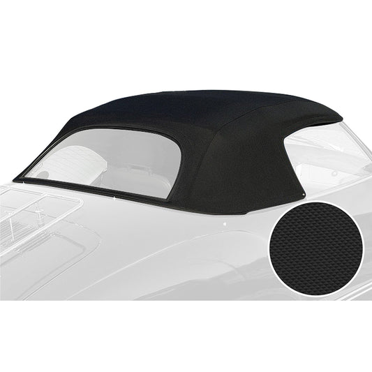 Convertible outer hood, Vinyl, black