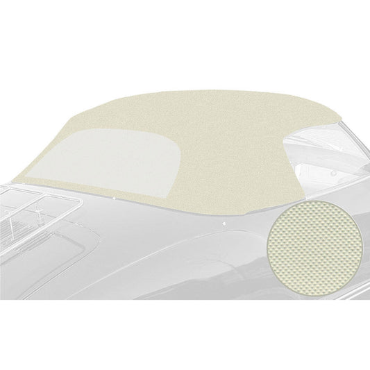 Convertible outer hood, Vinyl, white