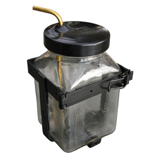 Washer bottle in glass