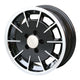 Wheel Gasburner, polished/black, 5 lug (5x112), 5.5 x 15", ET +6