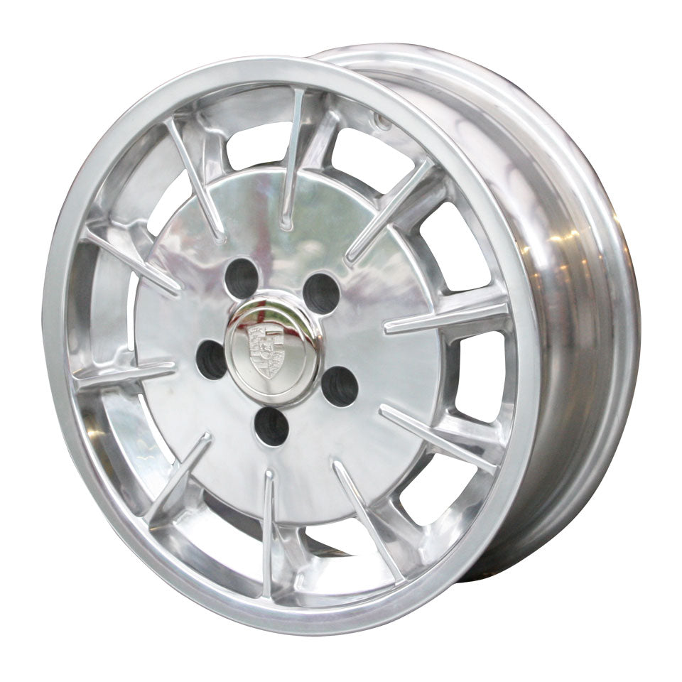 Wheel Gasburner, polished, 5 lug (5x112), 5.5 x 153, ET +6