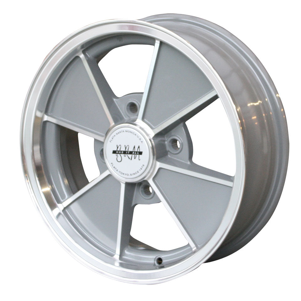Wheel BRM , aluminium/grey, 4 lug (4x130), 5 x 15", ET +15