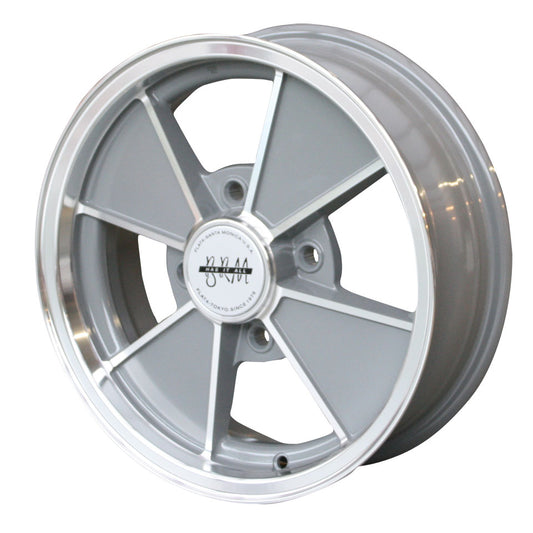 Wheel BRM , aluminium/grey, 4 lug (4x130), 5 x 15", ET +15