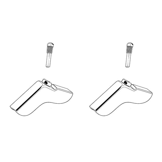 Vent wing top hinge convertible, as pair