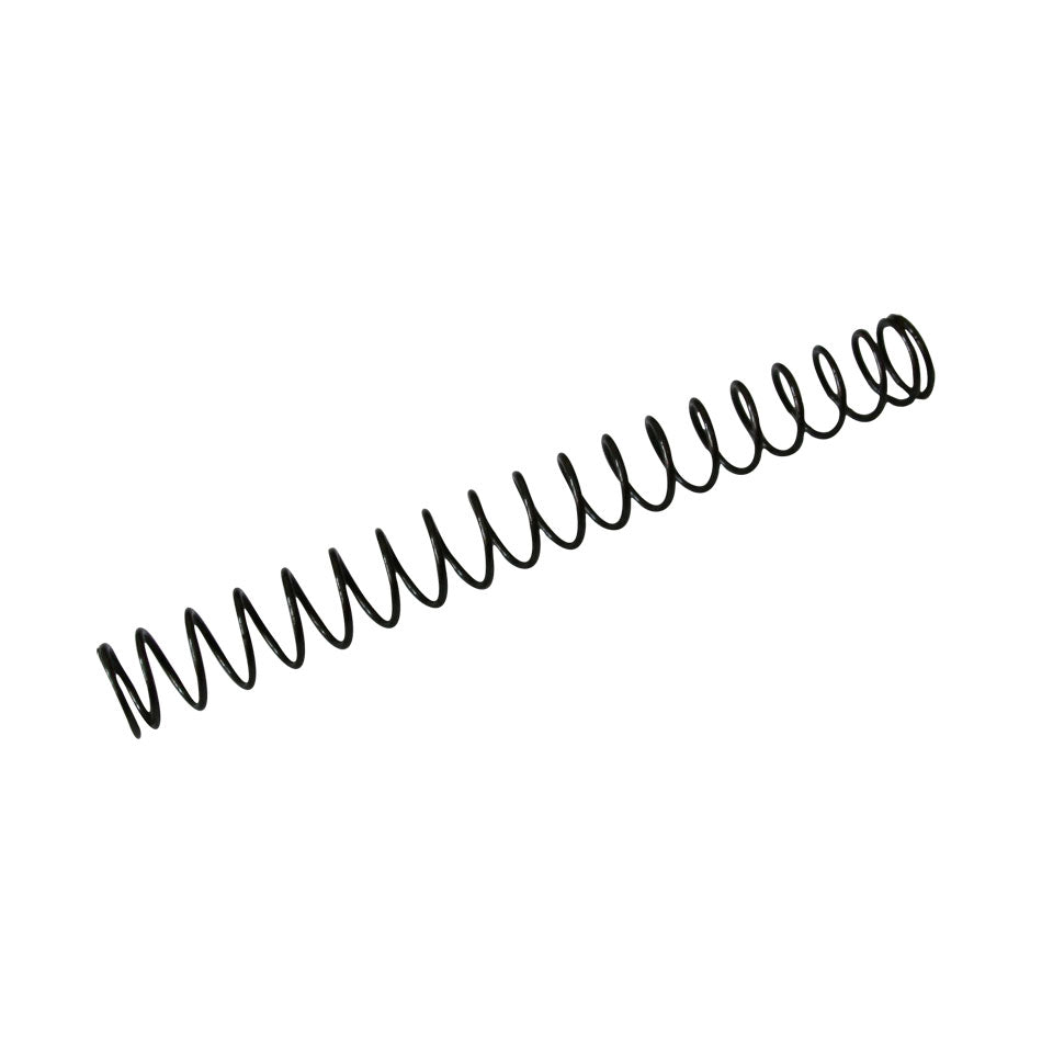 Emergency brake button return spring