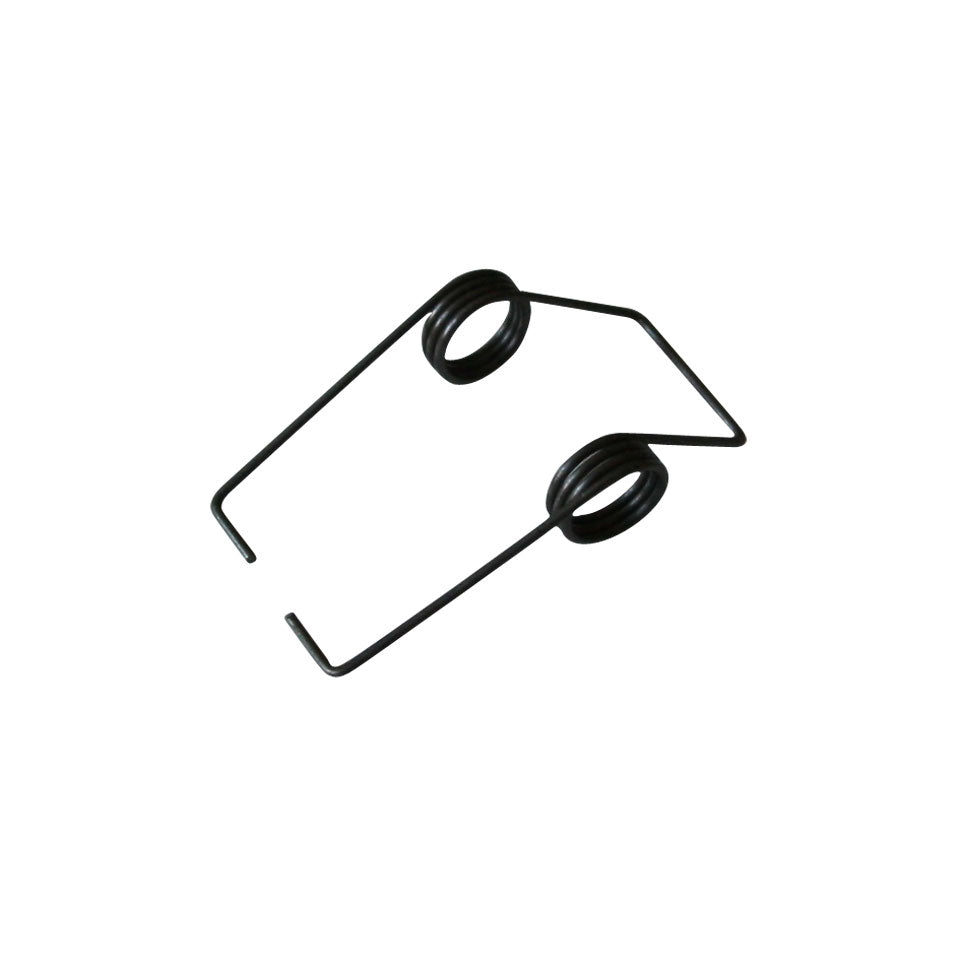 Emergency brake bar locking spring