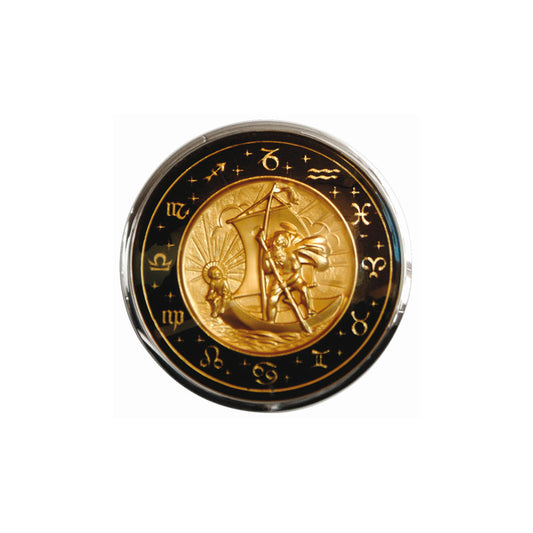 Horn button 'ST CHRISTOPHER' for Banjo steering wheel 'Flat4'