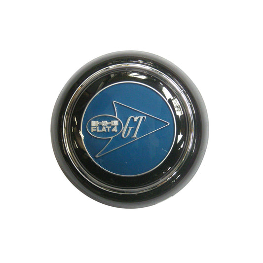 Horn button, black with GT logo