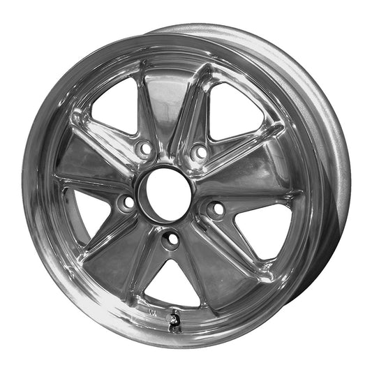 Wheel 911 style, polished, 5 lug (5x130), 5.5 x 15", ET +45