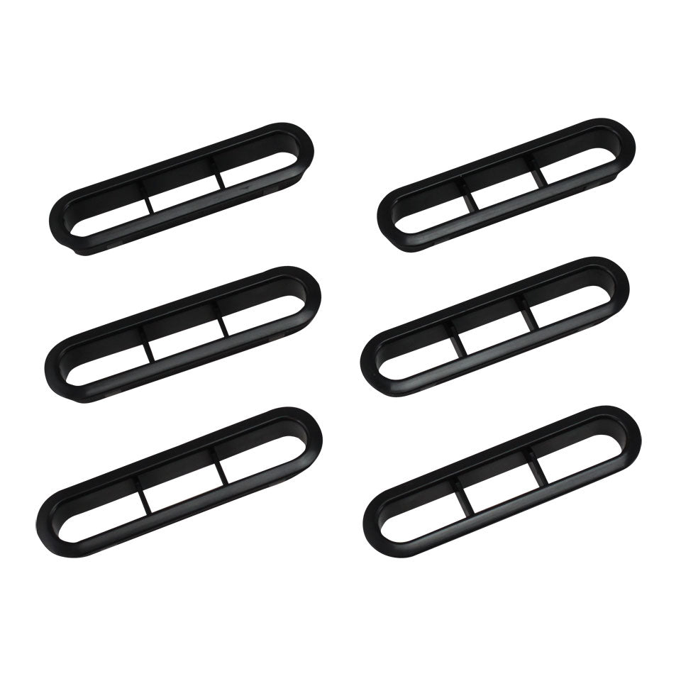 Headlining vent grilles, black