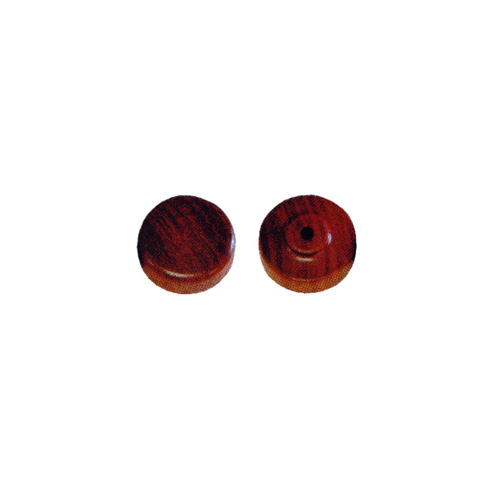 Rose wood radio knob set