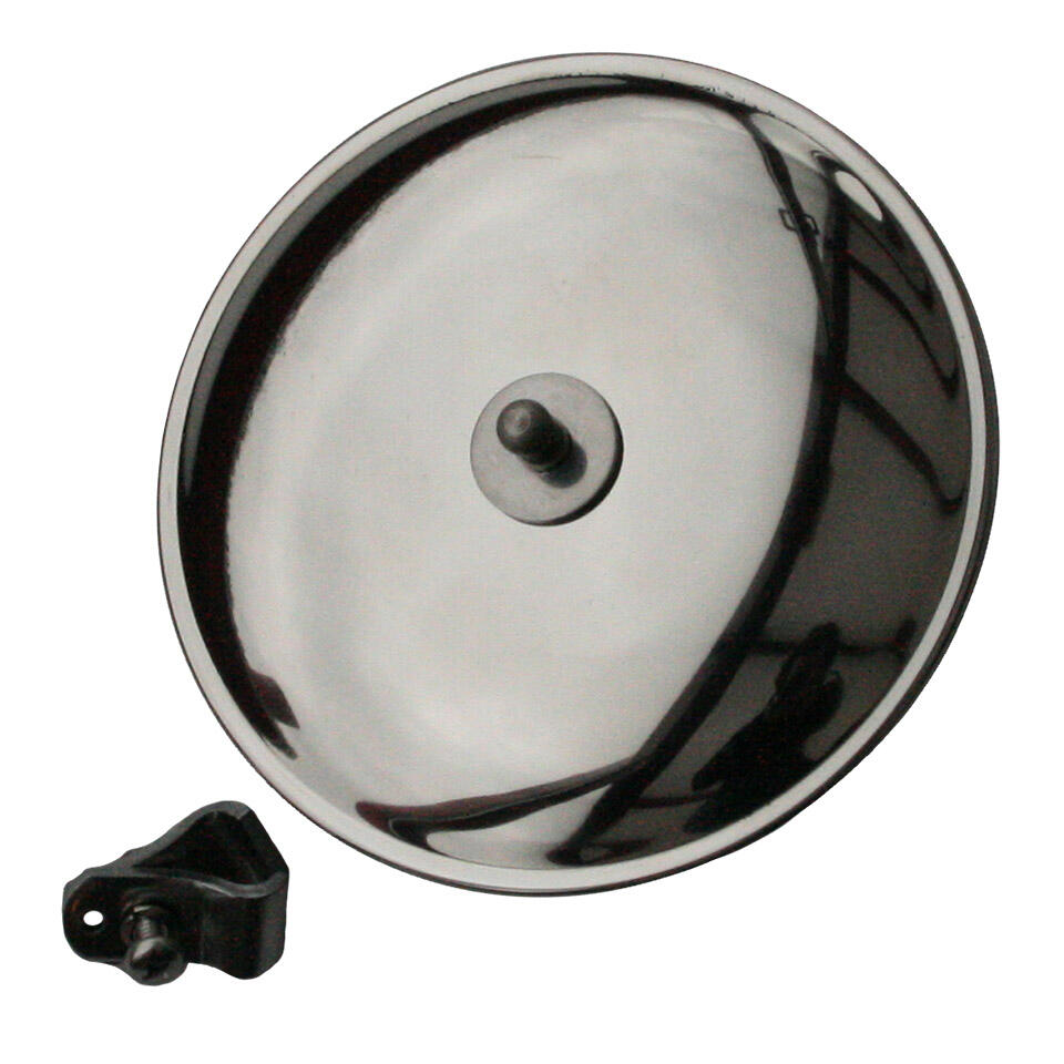 Wing Mirror Head and Clamp Stainless Steel: T2 Split Bus (1953-1967)