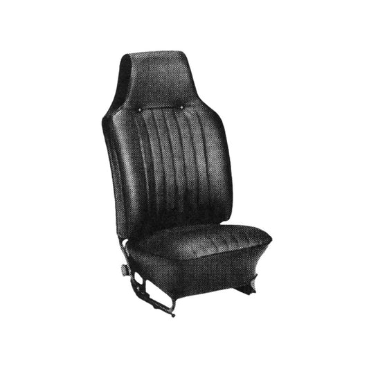 Seat cover set, black, Basket weave