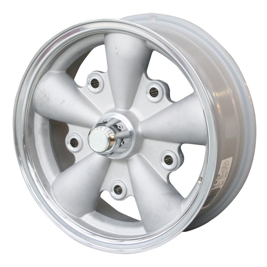 Wheel 5 spoke, silver, 5 lug (5x205), 5.5 x 15", ET +20