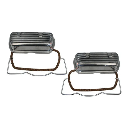 Rocker Cover Set Aluminium Clip-On: Beetle (1950-1979), T2 Bay (1968-1979), T2 Split Bus (1950-1967)