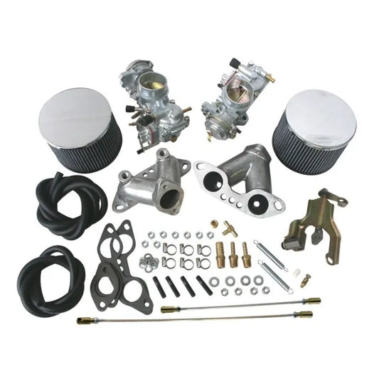 Solex Twin 34mm Carburettor Kit with Choke, Type 4: T2 Bay (1972-1979), T25 (1980-1983)