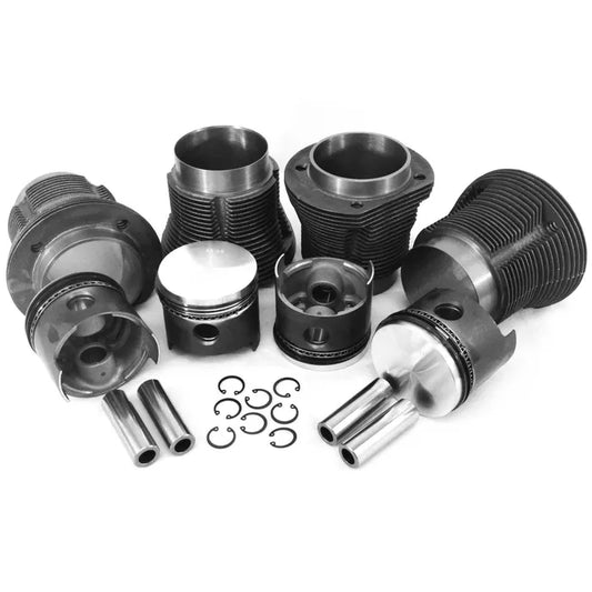 Barrel & Piston Kit 1641cc 87mm x 69mm Cast: Beetle (1960-1979), T2 Bay (1968-1979), T2 Split Bus (1960-1967)