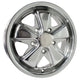 SSP Fooks Alloy Wheel Polished 4.5x15", 5x130 PCD, ET45: Beetle (1947-1979), T2 Bay (1968-1979), T2 Split Bus (1950-1967)