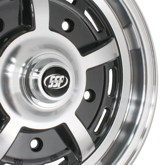 SSP Sprintstar Alloy Wheel Gloss Black 5x15", 5x205 PCD, ET20: Beetle (1950-1967), T2 Bay (1968-1970), T2 Split Bus (1950-1967