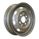 Silver O.E Style Wheel 4.5x15'', 4x130 PCD, ET45: Beetle (1968-1979), Karmann Ghia (1968-1974), Type 3 (1968-1973)