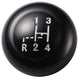 Vintage Speed Gear Knob with Stock Shift Pattern Black 10mm Thread: Beetle (1951-1960), T2 Split Bus (1950-1967), Beetle Cabrio (1950-1960)