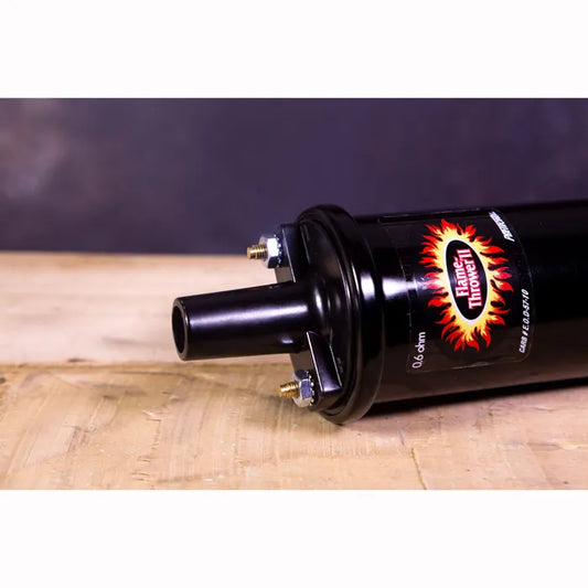 Pertronix Flame-Thrower II Ignition Coil , 12 Volt, 0.6 OHM, Black: Beetle (1960-1979), T2 Bay (1968-1979), T25 (1980-1983)