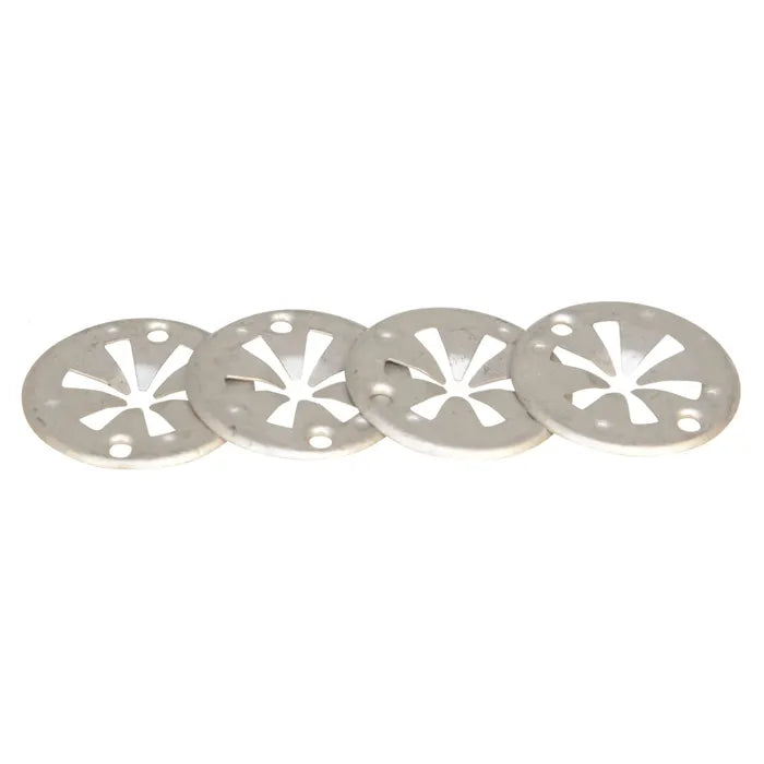 Splitscreen front badge clip set of 4 1950 to 1967