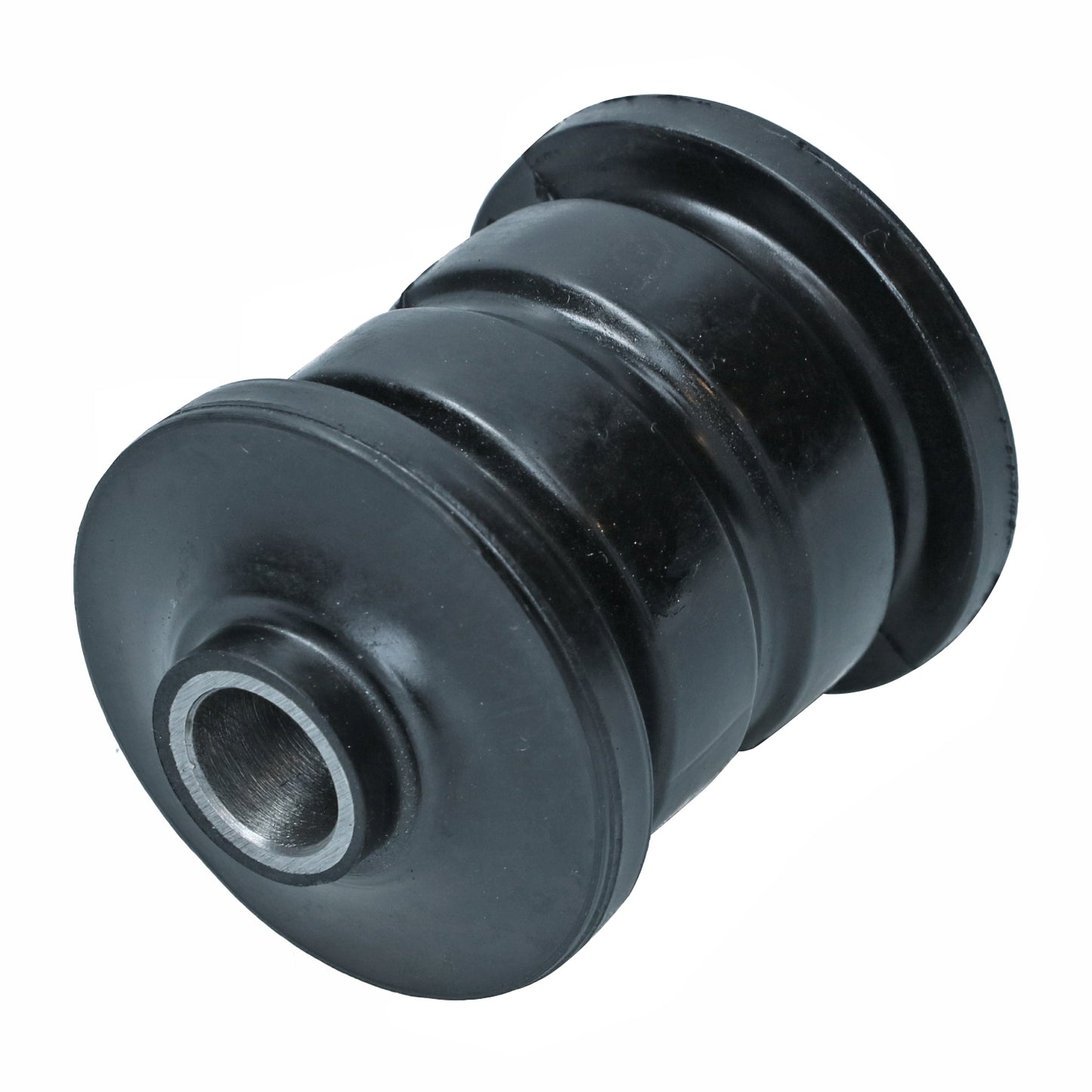 Rubber mount rear suspension arm, outside