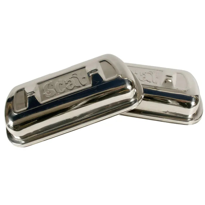 Scat Rocker Cover Set Stainless Steel: Beetle (1960-1979), T2 Bay (1968-1979), T2 Split Bus (1950-1967)