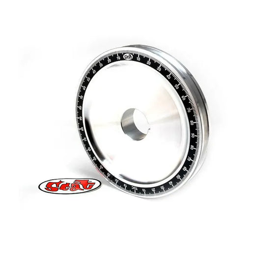 Scat Crankshaft Pulley Billet Aluminium: Beetle (1960-1979), T2 Bay (1968-1979), T2 Split Bus (1960-1967)