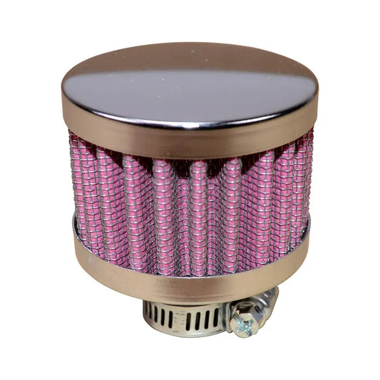 Oil Breather Filter with Chrome Top: Beetle (1960-1979), T2 Bay (1968-1979), T2 Split Bus (1960-1967)