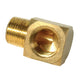 Brass Oil Way Union 90 Deg 3/8'' to 3/8'' NPT thread: Beetle (1960-1979), T2 Bay (1968-1979), T2 Split Bus (1960-1967)