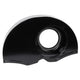 Fan Shroud without Air Outlets Twin Port Black: Beetle (1960-1979), T2 Bay (1968-1979), T2 Split Bus (1960-1967)