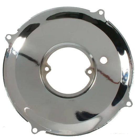 Dynamo/Alternator Backing Plate Chrome 1200-1600cc: Beetle (1960-1979), T2 Bay (1968-1979), T2 Split Bus (1960-1967)