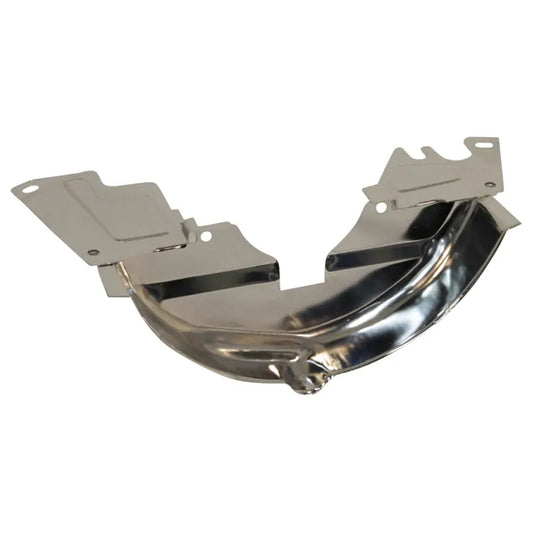 Tinware Behind the Crankshaft Pulley 1200-1600cc Chrome: Beetle (1947, 1960-1979), T2 Bay (1968-1979), T2 Split Bus (1960-1967)