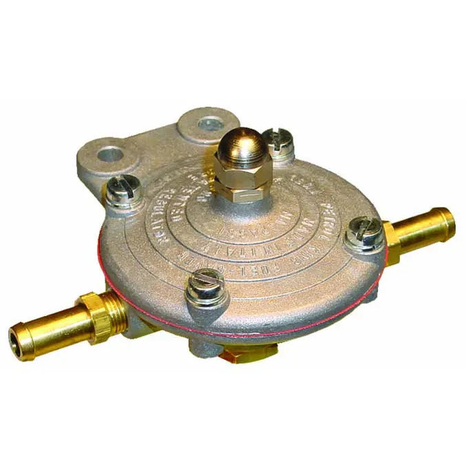 Malpassi Petrol King Adjustable Fuel Pressure Regulator with Bracket and 8mm Unions: Beetle (1960-1979), T2 Bay (1968-1979), T25 (1980-1983)