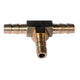 Fuel Hose T-Piece 1/4''-6mm Brass: Beetle (1960-1979), T2 Bay (1968-1979), T2 Split Bus (1960-1967)