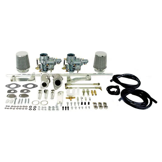 EMPI Twin 34 EPC Carburettor Kit, Single Port: Beetle (1960-1979), T2 Bay (1968-1979), T2 Split Bus (1960-1967)