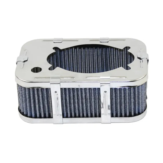 EMPI Air Filter Rectangular for Weber 32/36 - 1 3/4'' Tall: Beetle (1960-1979), T2 Bay (1968-1979), T25 (1980-1983)