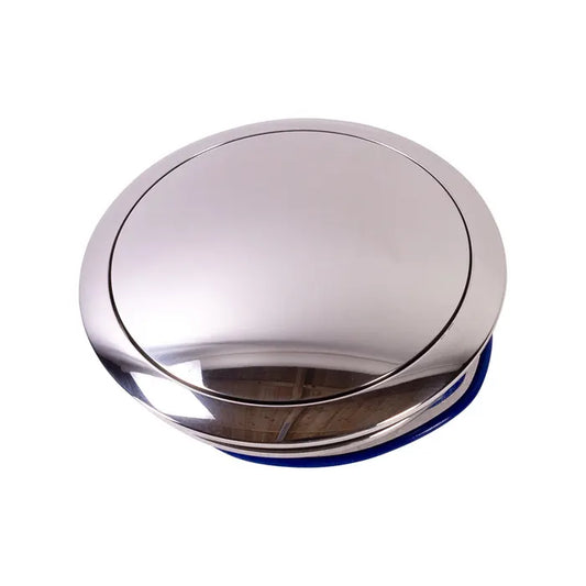 SSP Horn Press, Small, Polished, For 9 Bolt Steering Wheel: Beetle (1960-1979), T2 Bay (1968-1974), T2 Split Bus (1950-1967)