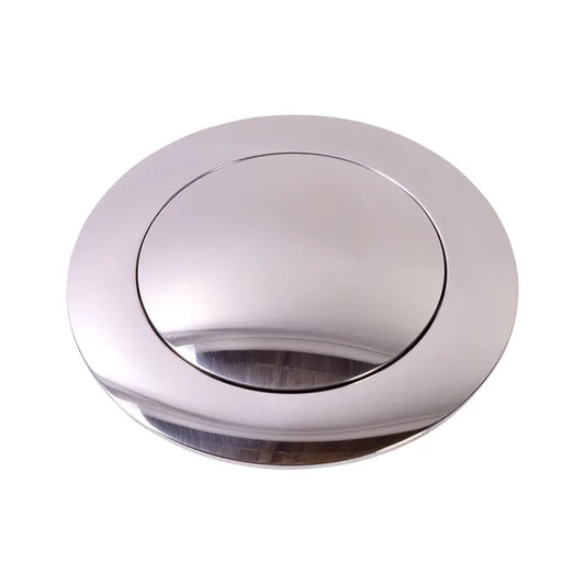 SSP Horn Press, Large, Polished, For 9 Bolt Steering Wheel