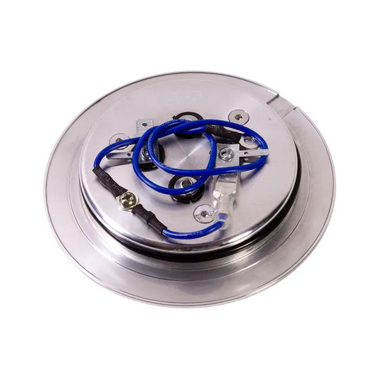 SSP Horn Press, Large, Polished, For 9 Bolt Steering Wheel