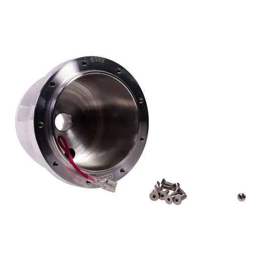 SSP Boss Kit, 9 Bolt, Polished Aluminium, PCD 9x102: Beetle (1974-1979), Karmann Ghia (1974), Type 3 (1974-1975)