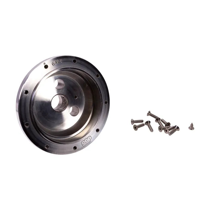 SSP Boss Kit, 9 Bolt, Polished Aluminium, PCD 9x102 > T2 Bay 1968-1974