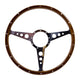 SSP 9-Hole Mahogany Steering Wheel 405mm 9 Bolt: Beetle (1960-1979), T2 Bay (1968-1974), T2 Split Bus (1950-1967)