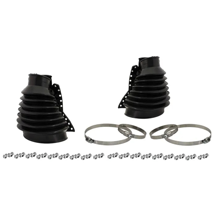 EMPI Swing Axle Boot Kit Black Pair: Beetle (1950-1979), T2 Split Bus (1950-1967), Karmann Ghia (1960-1967)